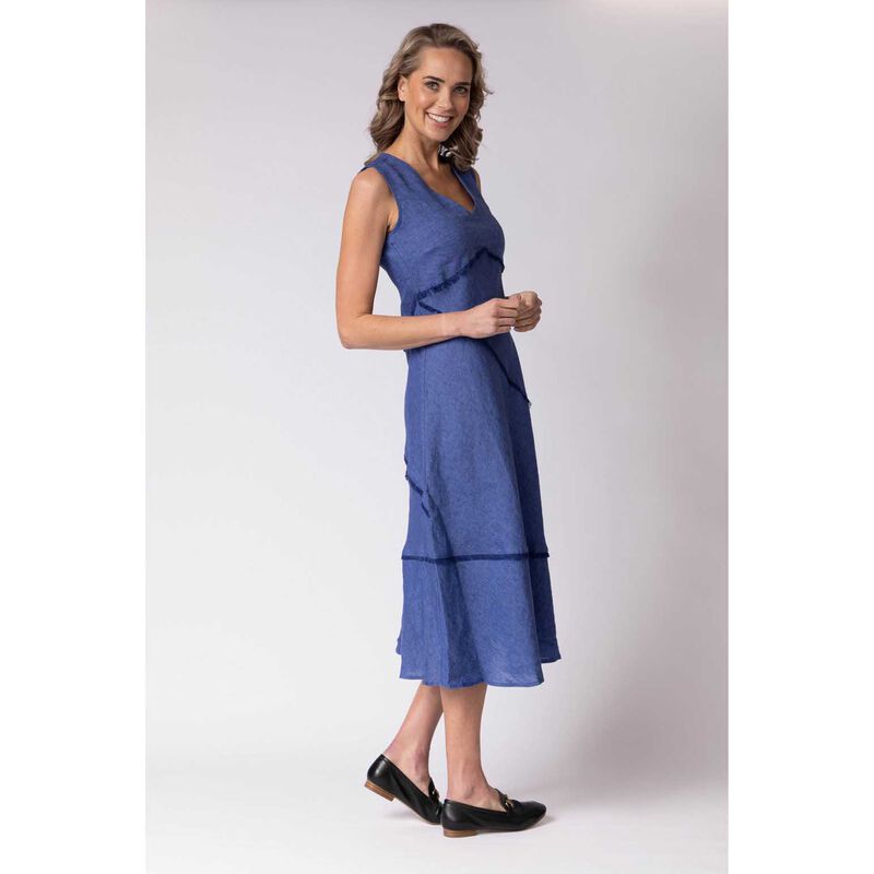 B Essentials By Ballantynes Frayed Trim Dress image number 2